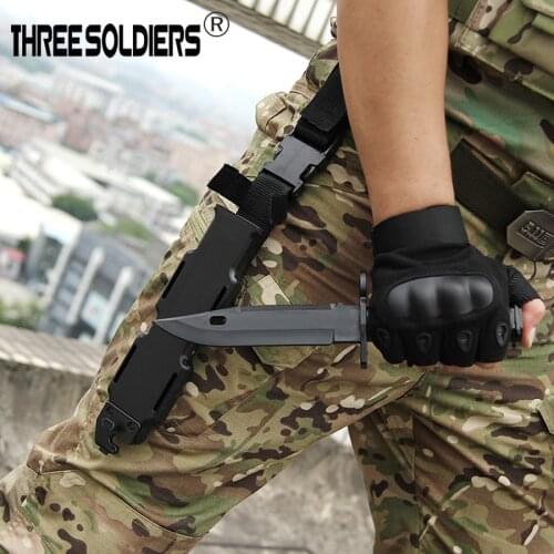 Soft Rubber Plastic M9 Style Knife Blade Bayonet with Sheath Dummy Model Kit not the really knife