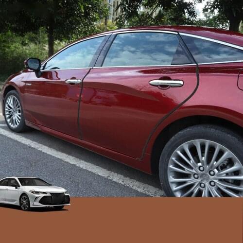 Invisible door guard strip door edge anti-collision strip decorative soundproof sealing strip For Toyota AVALON 2019 2020