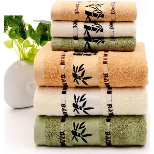 Super absorbent towel bamboo face towel 34x74cm face towel hand towel shower packaging bath towel compressed towel tea towel