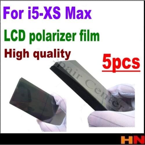 5pcs lcd polarizer film for iphone X XR XS MAX 5 6 6s 7 8 plus LCD filter polarizing film polaroider