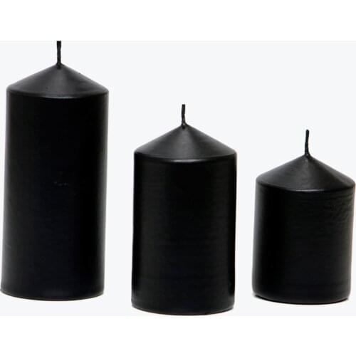 3 Pieces colored candle Cylinder Candle with Powder Scented Accessory Decoration Holder Wick Stylish Design Candles