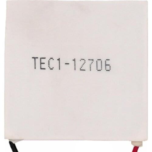 TEC1-12706 Heatsink Thermoelectric Cooler Peltier Cooling Plate 50x50mm 12V 6A Refrigeration Module
