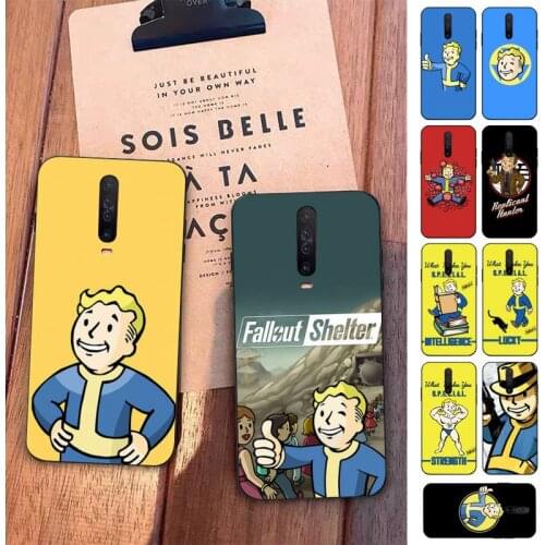 TOPLBPCS Fallout Shelter Game Phone Case for Redmi 5 6 7 8 9 A 5plus K20 4X S2 GO 6 K30 pro