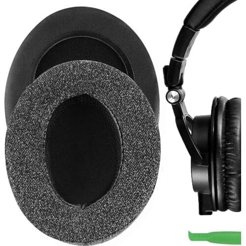 Comfort Linen Replacement Ear Pads for Audio-Techníca ATH-M50XBT ATH-M50X M40X M30X M20X M10X ATH-ANC9 Headphones Earpads