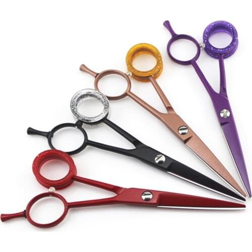 Upscale professional japan 440c 5.5 inch hair scissors cutting barber makas haircut salon scissor shears hairdressing scissors