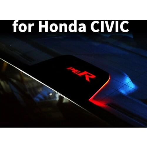 Rear Brake Glass Brake Projection Translucent Plate High Brake Light Decoration Modification For Honda Civic 2017 2018 2020 2020