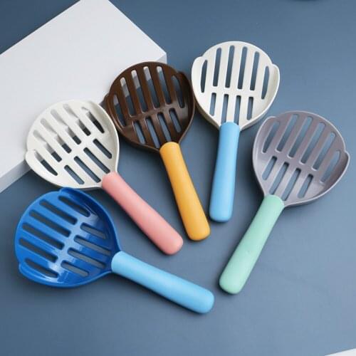 Pet Cat Litter Shovel High-value Plastic Cat Litter Shovel Pet Shit Artifact Dogs Shovel Pet Cleanning Tool Dog Food Spoon