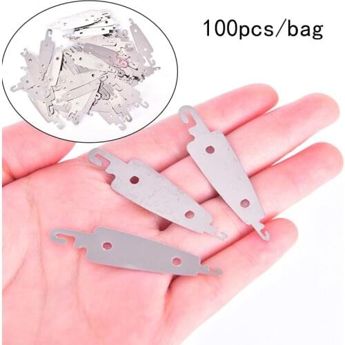 100pcs/set Stainless Steel Cross-Stitch Threading Hook Needle Threader Stitch DIY Tool Craft Accessories Wholesale