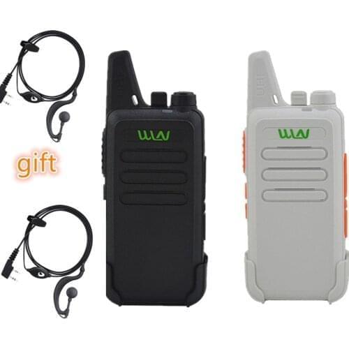 2PCS WLN KD-C1/KD-C2 Walkie Talkie UHF 400-470 MHz 5W Power 16 Channel Kaili MINI handheld Transceiver C1 Two Way Radio C2