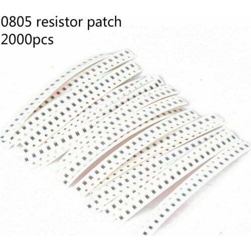 2000pcs 80 kinds specifications 25Pcs 5% 0805(10R-910k) Patch Resistor Pack Kit
