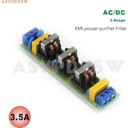 3.5A AC/DC EMI power purifier Filter module 3-Stage purification impurities board