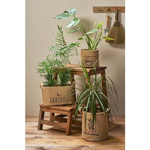 3'lü Jute Basket Set different design wicker basket very amaclı basket