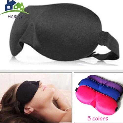 1Pcs 3D Sleep Mask Natural Sleeping Eye Mask Eyeshade Cover Shade Eye Patch Women Men Soft Portable Blindfold Travel Eyepatch