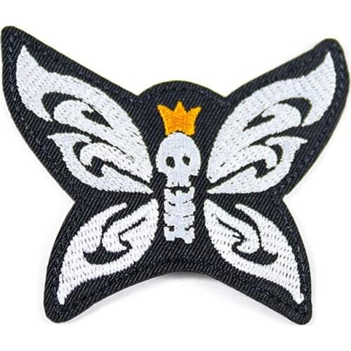 5PCS Butterfly Patch Iron on Transfers for Clothing Stickers Fabric 3D Animal Embroidery Applique Decor DIY Sewing Accessories
