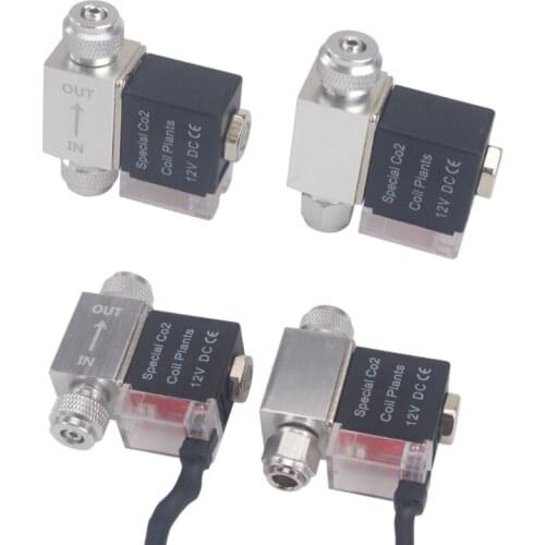 AC100-240V Low Temperature Single/Double Head Aquarium CO2 Solenoid Valves RegulatorFish Tank Electric Magnetic Valves C42