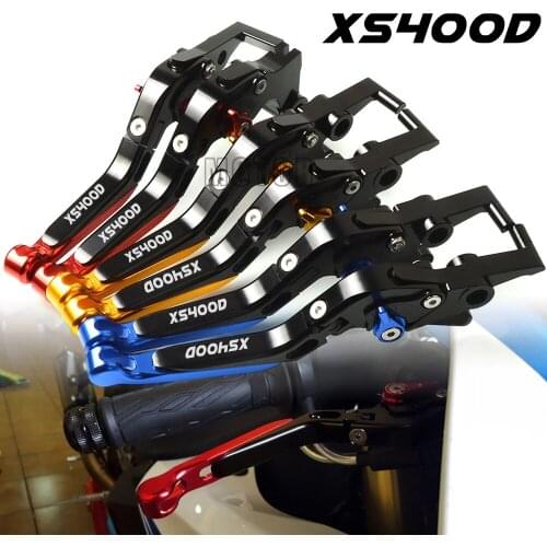 Motorcycle CNC Aluminum Brake Clutch Lever Adjustable Folding Extendable For Yamaha XS400C/XS400D 1978 1979 XS 400C/400D 400 C/D