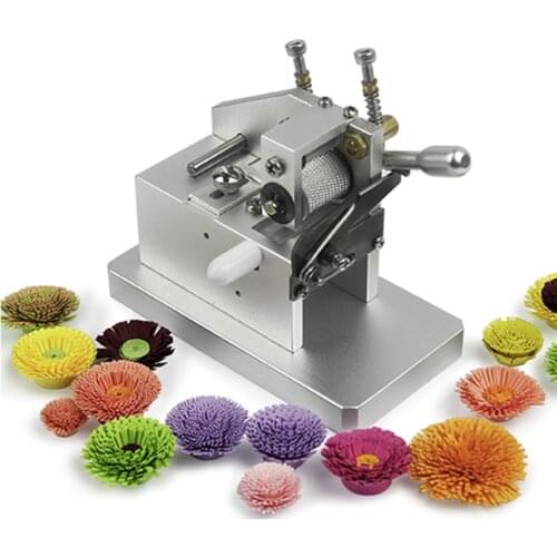 Paper Art Tassel Machine DIY Manual Paper Quilling Mahine 3D Handmade Color Paper Cutting Roll Machine Paper Flower Making Tools