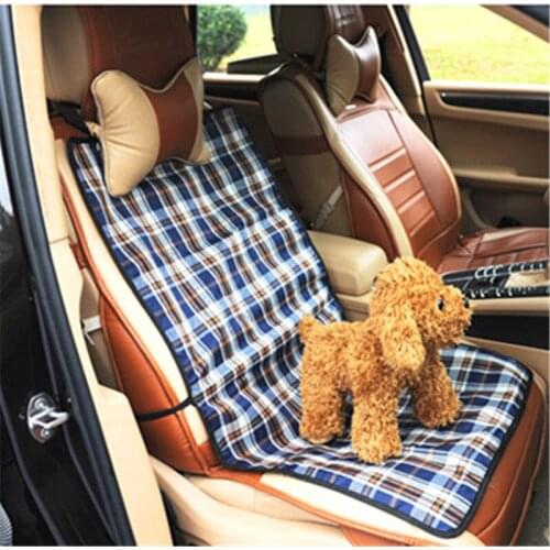 Dog Car Seat Cover Waterproof Pet Carrier Car Front Rear Back Seat Mat Hammock Cushion Blanket Protector Dog Accessory