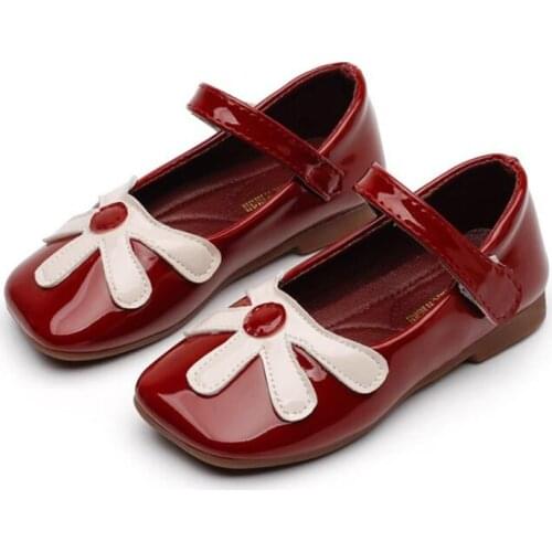 Childrens Leather Shoes 2021 Spring New Girls Cartoon Single Shoes Student Soft Sole All-match Princess Shoes