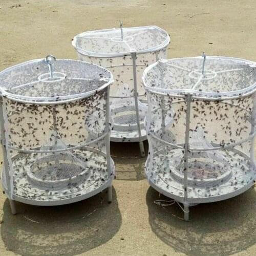 Home Restaurant Reusable Fly Killer Catcher Cage Pest Bug Catching Net Trap Tool Fly Catcher Cage Mosquito repellent Mosquito