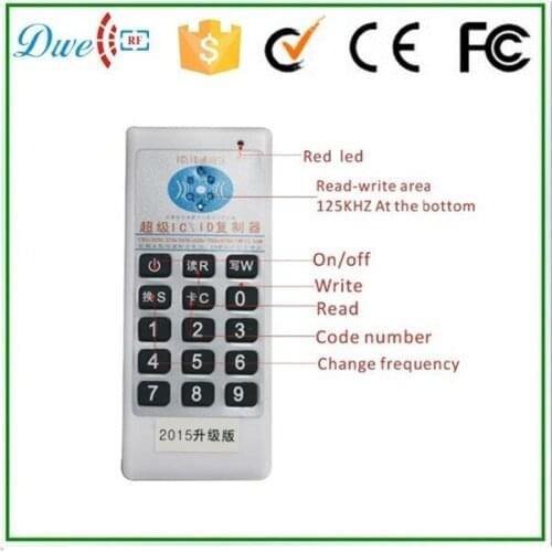 DWE CC RF Free shipping rewritable card rfid 125khz 5v duplicator with low price