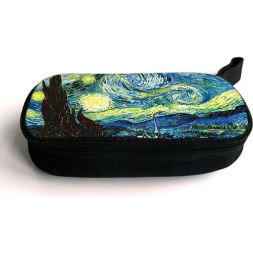 Customized waterproof printing vans laptop computer charger bag for charger usb mouse and mouse pad