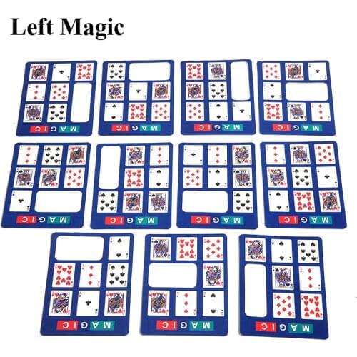 Inductive card Magic Tricks Card Poker Monte Card Trick Easy Classic Magic Tricks For Close Up Magic Illusion