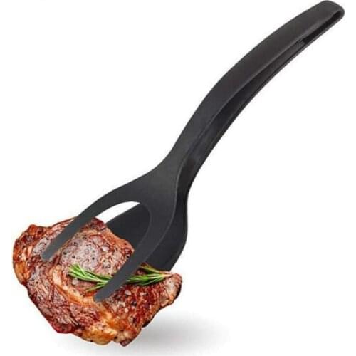 Steak frying egg 2 In 1 Spatula Pancake Spatula Non-Stick Kitchen Utensils Multifunctional Cooking Tongs for Cooking Tools