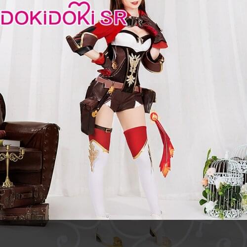 PRE-SALE DokiDoki-SR Game Genshin Impact Cosplay Amber Costume Genshin Impact Amber Cospaly Cute Cosplay
