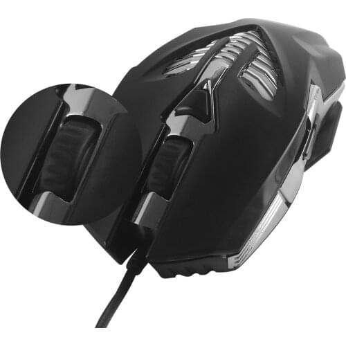 Wired Gaming Mouse Ergonomic Creative Gamer Mause 3200 DPI Optical Portable Colored LED Mice With Mouse Pad For Laptop Notebook