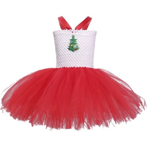 Girls Christmas Costume Princess Patchwork Mesh Tutu Dress Kid Elegant Evening Party Dress Children New Year Birthday Party Gown
