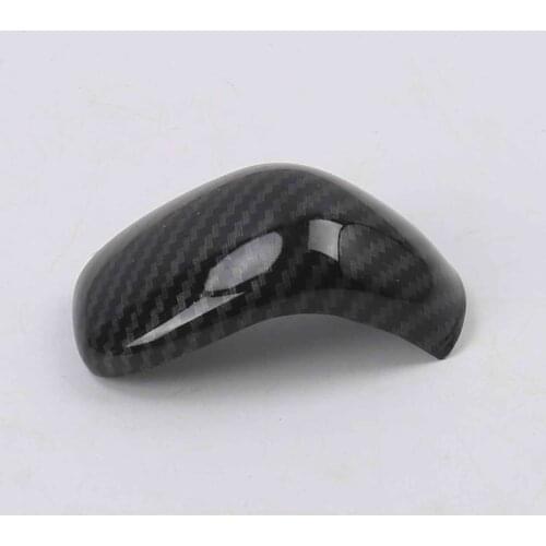 For Nissan Altima Teana 2019 2020 Carbon Fiber Car Interior Gear Head Shift Knob Protection Cover Trim Sticker Accessories