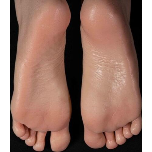 Sexy Female Silicone Mannequin Sock Silicone Foot Model Lifelike Customized