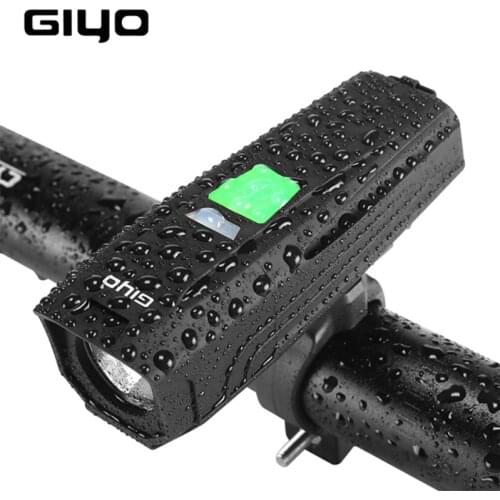 GIYO T6 LED Bike Flashlight USB Rechargeable Headlight For Bicycle 450Lm Strong Cycling Lamp Bike Light Front Handlebar Torch