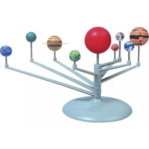 Technology DIY Puzzle Assembly Small-scale Production of Self-assembled Toys Nine Planetary Science Experiment Childrens Toy Se