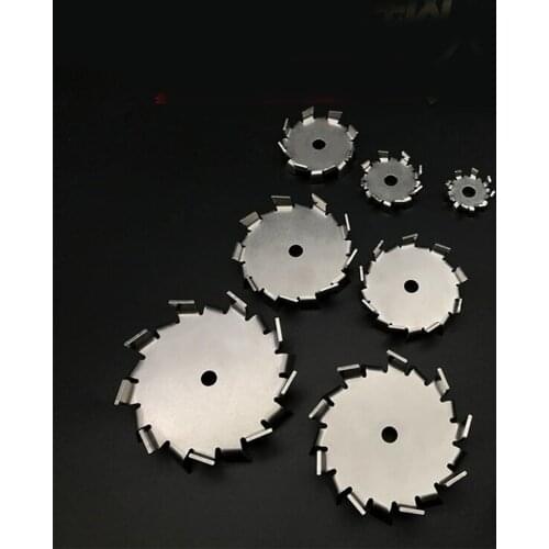 1pc lab stainless steel DIA3cm to 18cm saw tooth type stirrer dispersion disk, round plate dispersing Propeller stirring blade