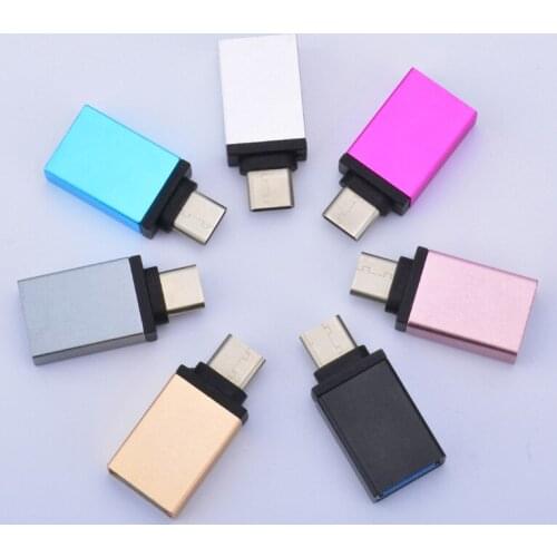 1000pcs USB Female Type C Male USB 3.0 To Type-C OTG Adapter Male Converter USB-C Female Connector