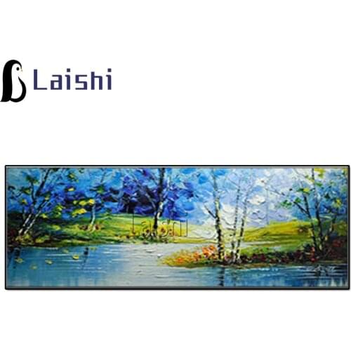 Full square round diamond painting Abstract natural landscape diamond embroidery 5D rhinestone mosaic diamond inlaid pattern