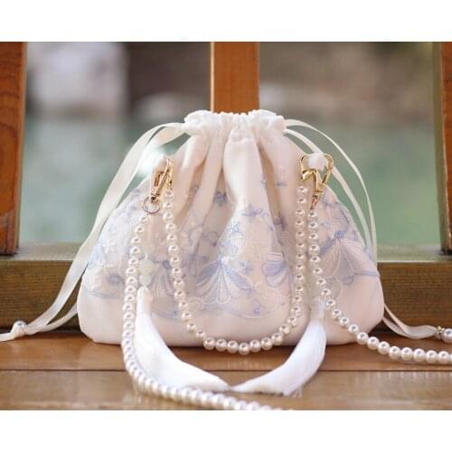 Antique Hanfu small bag small square Bag Messenger Bag Chinese style canvas bag simple large capacity versatile LADY CLASSIC