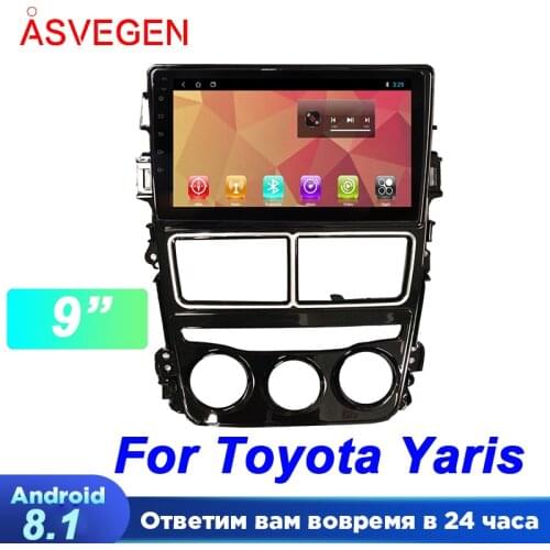 Android 8.1 Car Multimedia Player For Toyota Yaris With 4G+64G GPS Navi Head unit Auto Radio Stereo