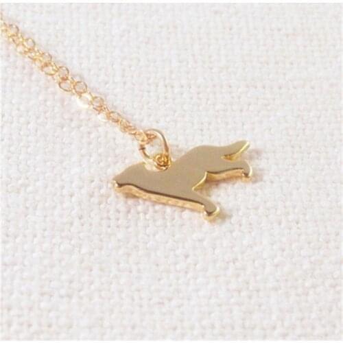 European and American popular Wolf young Wolf Wolf sex pendant necklace simple personality collarbone chain women