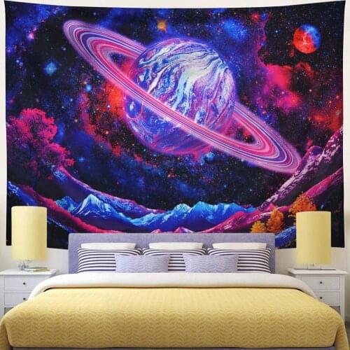 Dream Plant Space-saving Tapestries Exquisite Polyester Wall Mountable 3d Printed Hanging Carpet Bedroom Diy Decoration