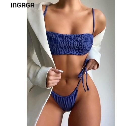 INGAGA Blue Swimwear