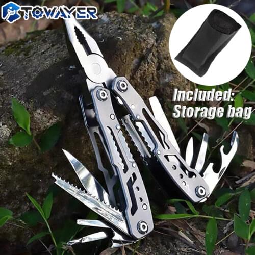 Multifunction Stainless Steel Multi-tool Pocket Knife Pliers Folding Pliers Mini Portable Folding Pliers Folding Blade Knife