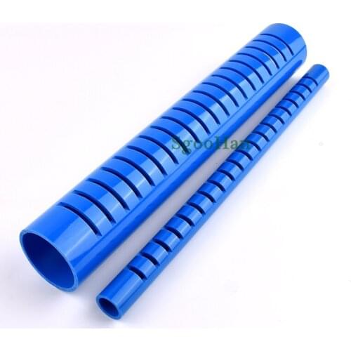 Blue 20~50mm PVC Rain Pipe Filter Accessories Aquarium Fish Tank Drip Water Pipe Home Garden DIY Tube Watering Drain Deluge Pipe