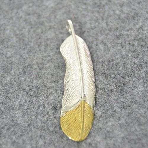 Card Feather Pendant Necklace Summer Accessories Men Women Sweater Chain Pendant Red