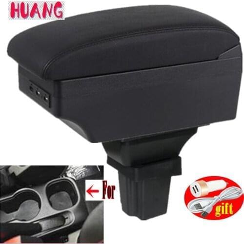 For Chevrolet Novo Prisma Armrest For Chevrolet Onix Prisma Interior Center Console Storage Box Arm Rest USB interfac