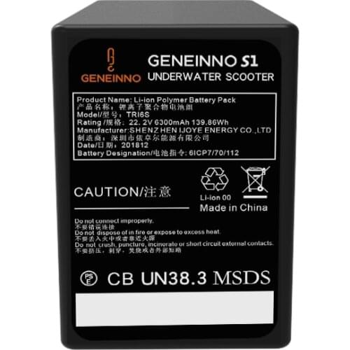 Underwater booster Submersible booster Underwater shooting accessories original battery suitable for Jiying S1