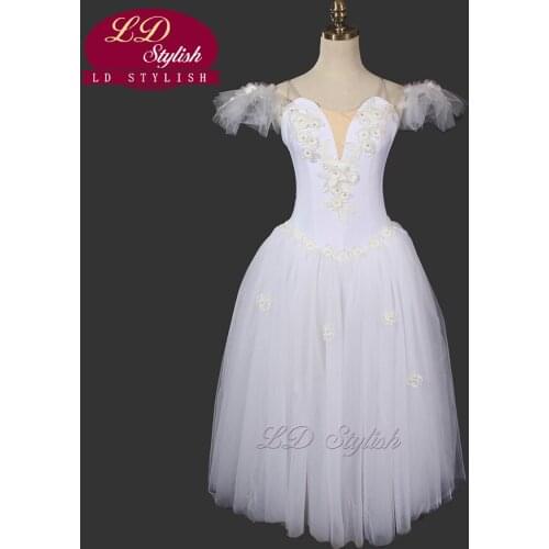 Romantic Tutu Ballerina Dress Fairy Ballet Tutu Dancewear Ballet Costumes Adult Ballet Tutu Dress LD0006D