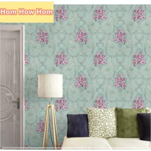 Floral Flower PVC Self Adhesive Wallpaper Design Modern Style Paper Back Vinyl For Interior House Decoration Wall Sticker